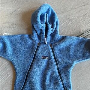 Patagonia Infant Blue Fleece Hoodie